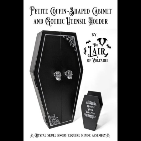(image for) The Petite Coffin~Shaped Cabinet by The Lair of Voltaire