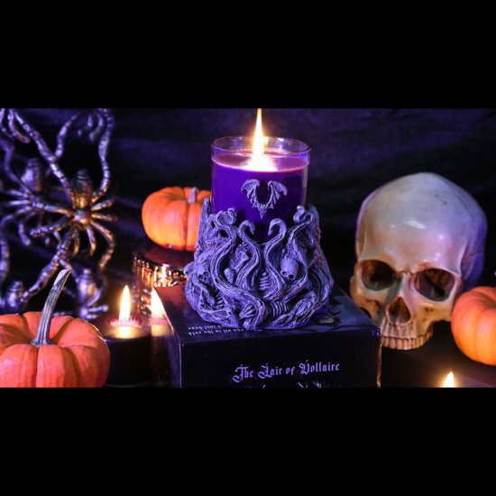 (image for) \"Valarian\" Purple Candle with Lair Fragrance