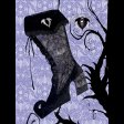 (image for) Gothic Christmas Stocking - Haunted Mansion Gray