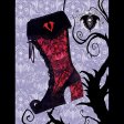 (image for) Gothic Christmas Stocking - Bloodbath Red