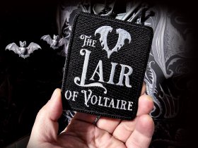 The Lair of Voltaire Embroidered Patch