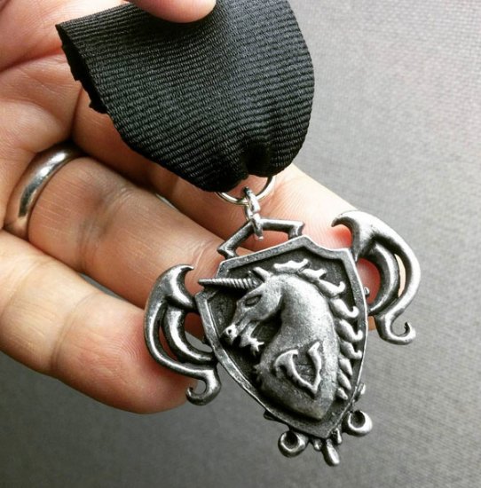 (image for) Commander of Unicorns Medal By Alchemy Gothic